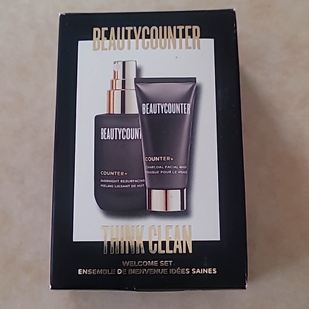 BeautyCounter Think Clean set- peel and mask